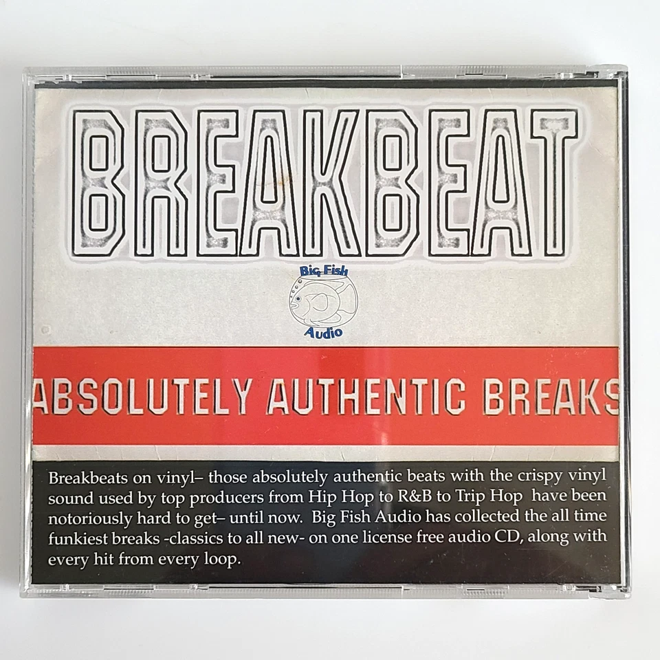 Breakbeat  Big Fish Audio 1998 Music Library Samples Audio CD HipHop Funk Breaks - Image 2 of 4