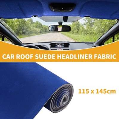 150G Headliner Stoff Automobil Innenraum Dach Reparatur Blau 115 x 145cm