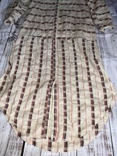 Free People Maxi Top Duster Kimono Multicolor XS Cardigan Cover Up Top 221