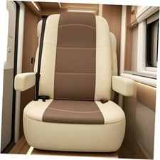 2 Pack RV Seat Covers for Captains Chairs,Motorhome Seat Covers for Brown