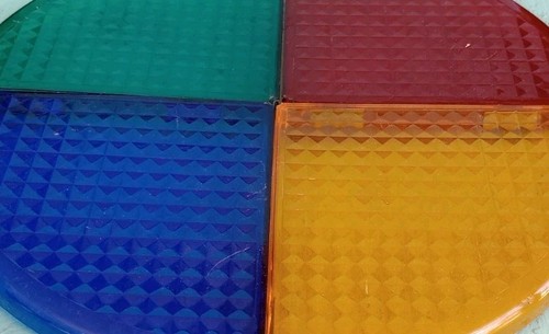 50s Color Wheel ONLY Plastic Atomic Era Holiday MCM - Picture 7 of 8