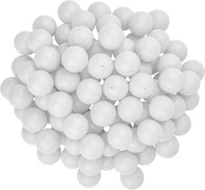 3/4" Mini Ping Pong/Table Tennis/Beer Pong round Balls 100 Pack , 19Mm, White