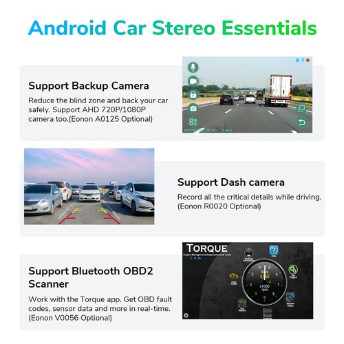 OBD+9" Android 13 6+64 8-Core Car Stereo Radio GPS CarPlay For Mazda 3 2010-2013 - Picture 14 of 24
