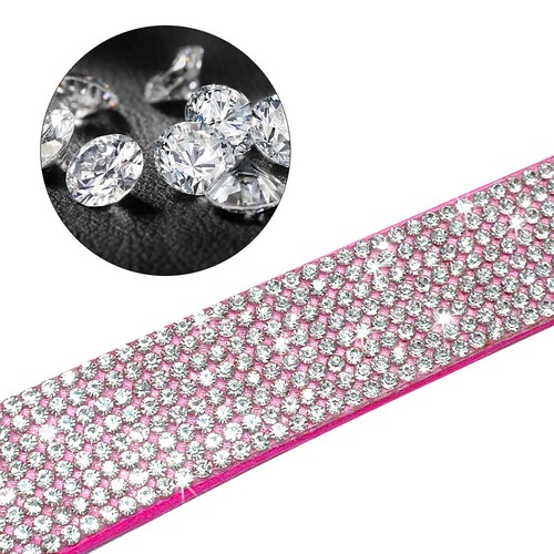 Rhinestone Dog Collar Sparkle Diamante Cat Puppy Necklace for Small Medium Dogs - Picture 20 of 22