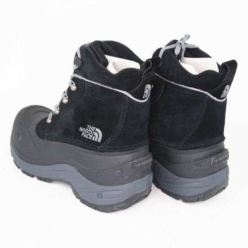 🚨 The North Face B CHILKATS Little Kids Boots Black Waterproof AX0YKZ2 Size 12 - Picture 9 of 12