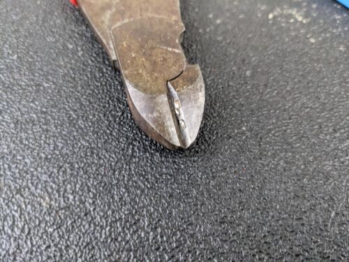 #bj641 Snap On Tools 87CF RED USA Diagonal 7" Cutter Wire Snips Dikes Power edge - Picture 18 of 20