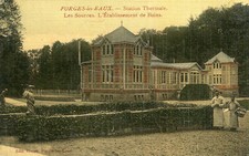 FORGES LES EAUX Les Sources L'Etablissement de Bains Soldat written in 1918