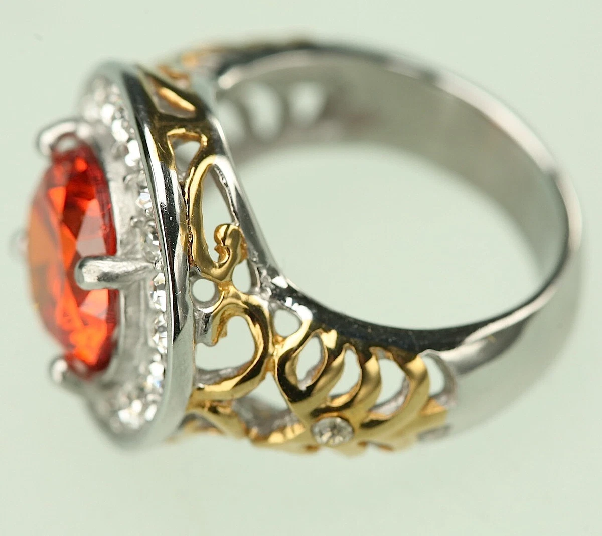 GORGEOUS WOMANS LADIES RING STAINLESS STEEL 3161 REALLY BEAUTIFUL