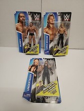 2015 Mattel WWE Paul Bearer BAF Lot Of 3 Figures Rusev, Undertaker, Jericho