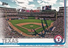 ALEX CLAUDIO SIGNED AUTO'D 2019 TOPPS CARD 509 TEXAS RANGERS NEW YORK METS