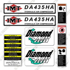 Fits IMT DA435HA Decal Kit Air Compressor - 7 YEAR VINYL