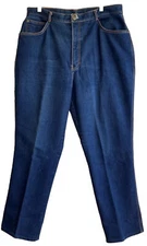 Gitano Womens Medium Wash High Waist Jeans Size 34 Vintage Volup