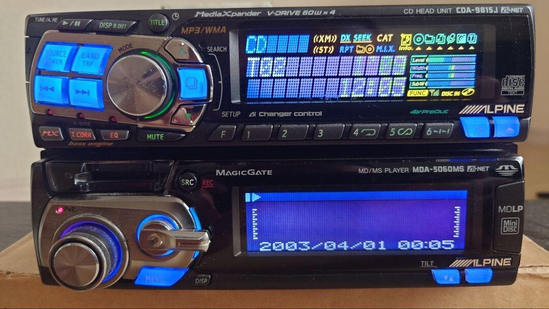 Alpine CDA-9815J ヘッドユニット 動作OK 名機 アルパイン ALPINE CDA-9815J CDヘッドユニット
