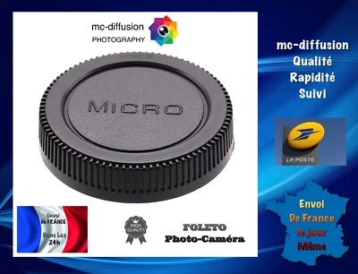 Bouchon Objectif micro 4/3 OLYMPUS E-P EPL , OM-D PANASONIC G1, GF, GH LUMIX