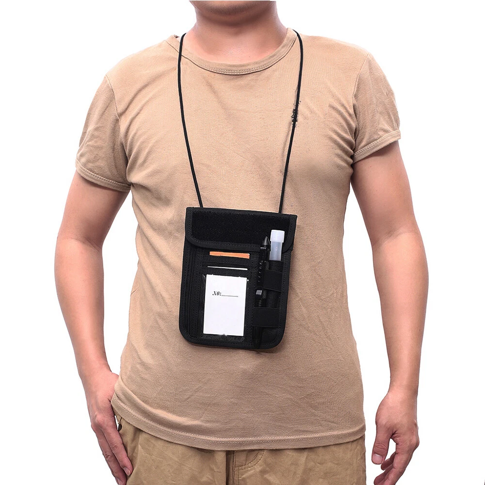 20 PCS Tactical Document Holder Exhibition Chest Hanging Bag