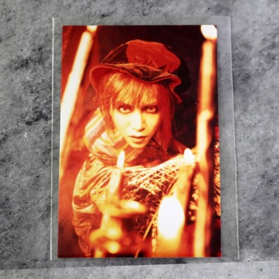 hide(X Japan)1st press Limited Photocard Candle Sepia color