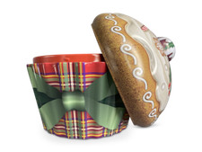 Geschenkdose Gebäckdose Weihnachtsdose Keksdose Dose Cupcake Pudding Vorratsdose