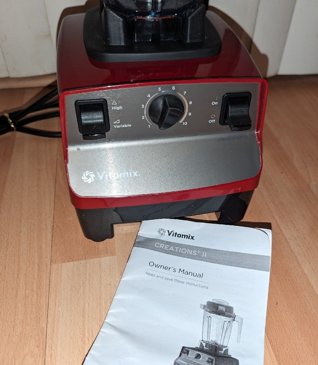 VITAMIX CREATIONS II VM0103 Variable 10 Speed Blender Red VITAMIX CREATIONS II VM0103 Variable 10 Speed Blender Red