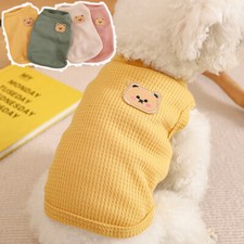 Summer Dog Clothes Pet Puppy Breathable Vest T-shirt Costume Bulldog Cat Outdoor