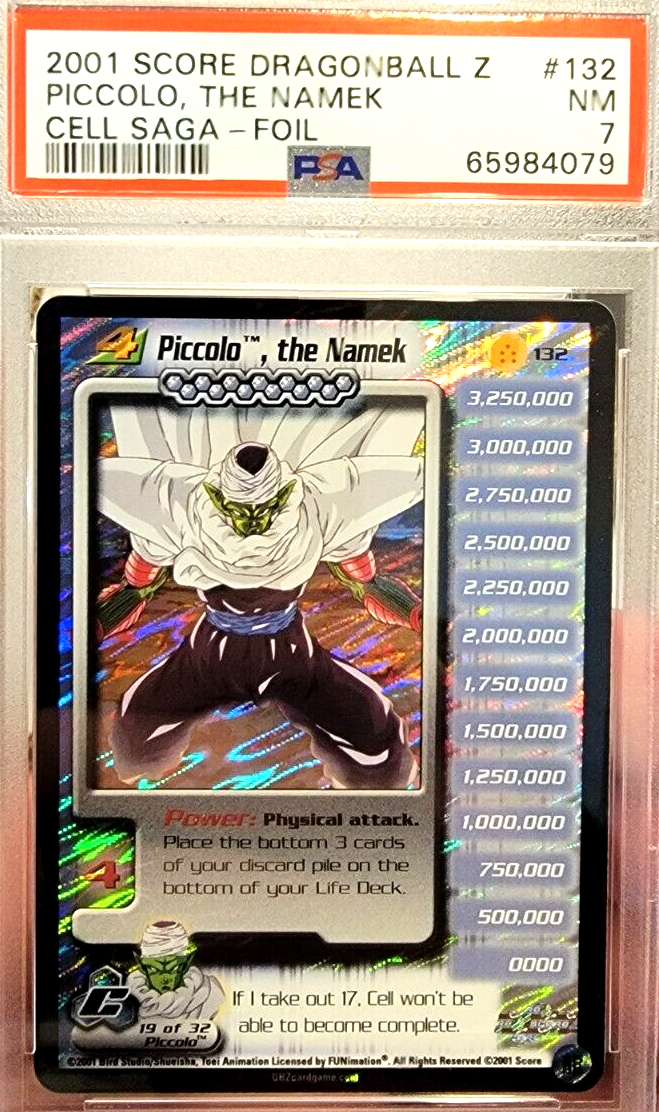 PSA 7 NM LIMITED Foil Personality Piccolo the Namek 132 PSA 7 NM LIMITED Foil Personality Piccolo the Namek 132