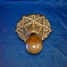 Single Bulb Flush Mount Fixture Rewired 28B