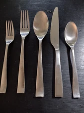 GS Gourmet Settings Strand Stainless 5 Piece Place Setting