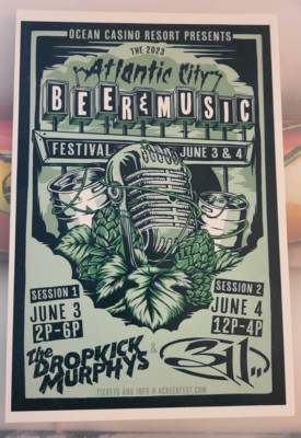 3 Dropkick Murphys & 311 Festival Handbills