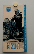 org. Prospekt / Broschüre Adler Motorrad M 2011 - Einzylinder Zweitakt