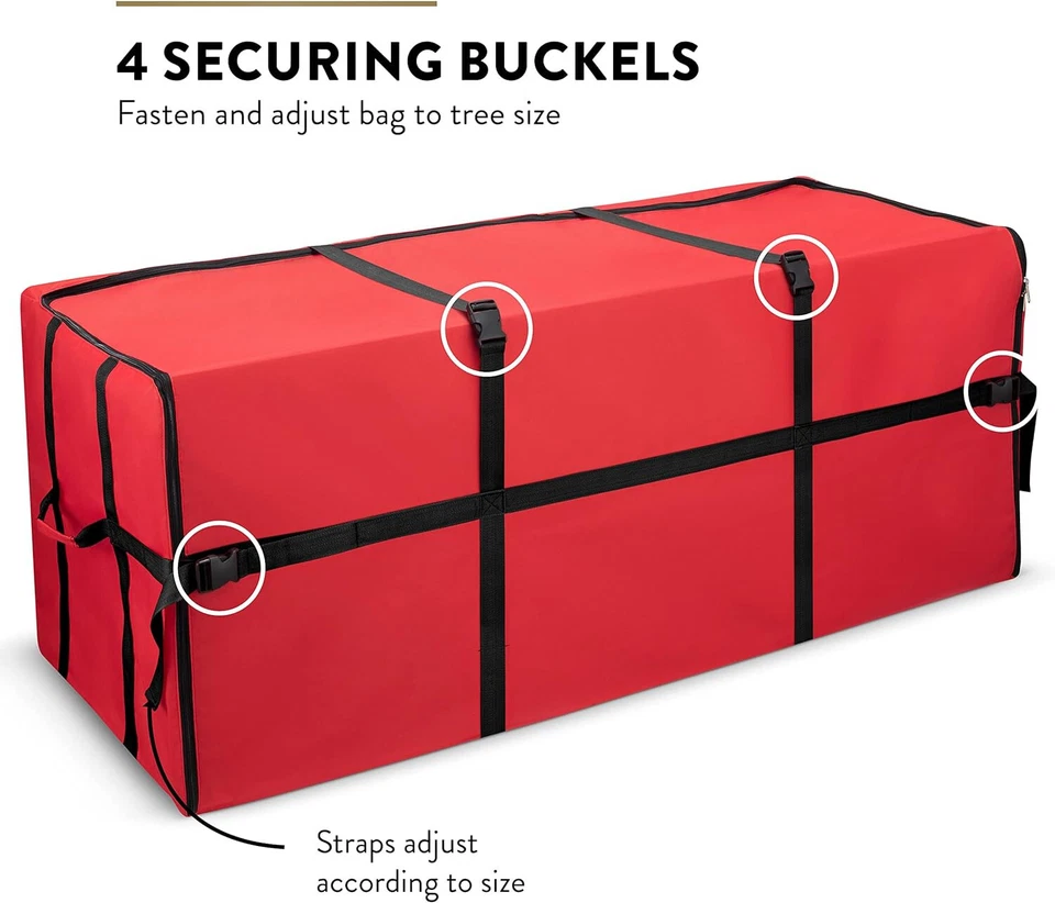 Premium Jumbo Christmas Tree Storage Bag Heavy Duty  Fits 9 Ft Tall Trees UK - Image 4 of 4