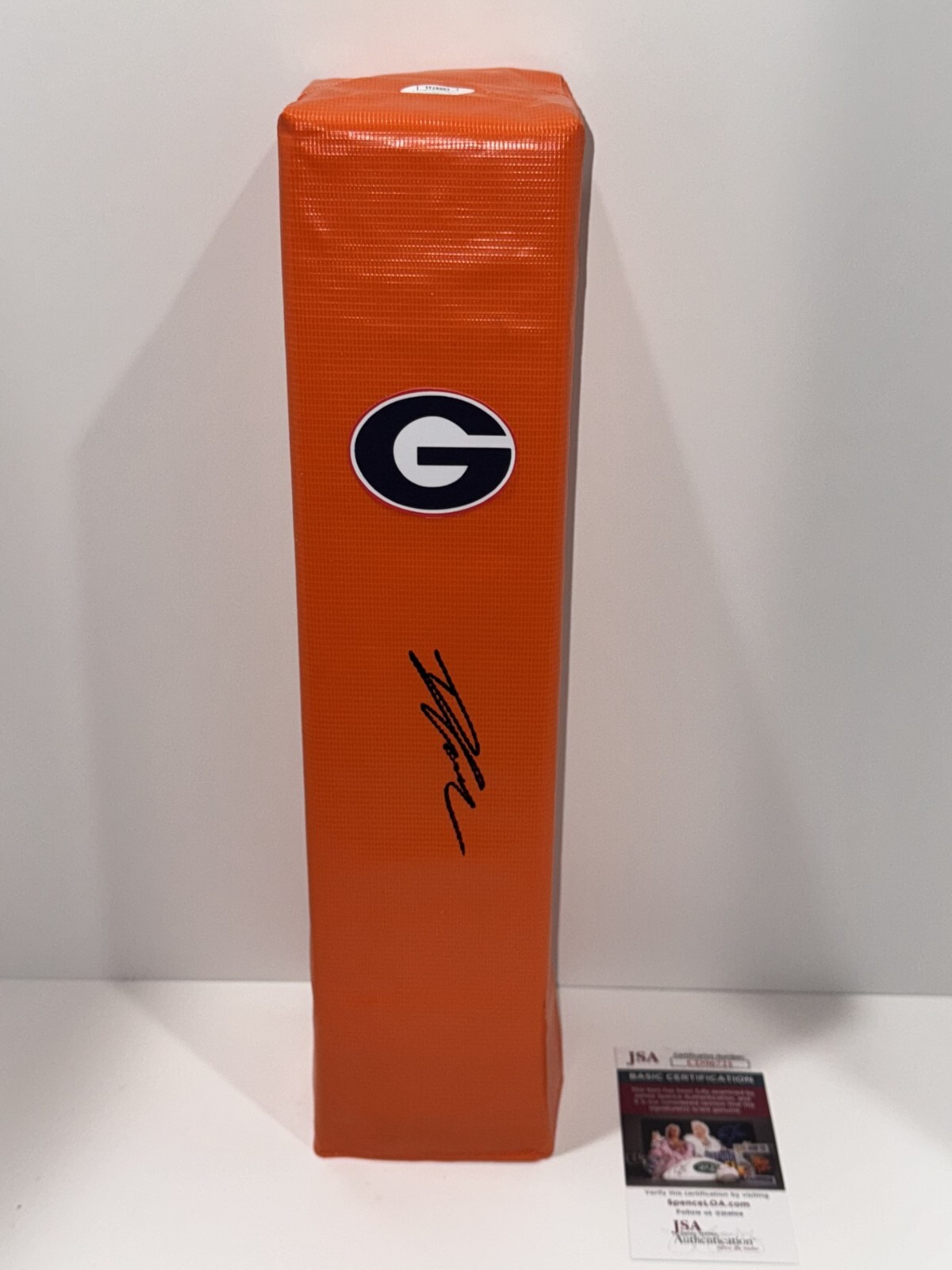 D'ANDRE SWIFT SIGNED TOUCHDOWN PYLON GEORGIA BULLDOGS FOOTBALL JSA COA 