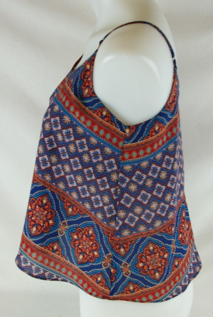 Forever 21 Adj. Spaghetti Strap Multi- Colored Cr… - image 3