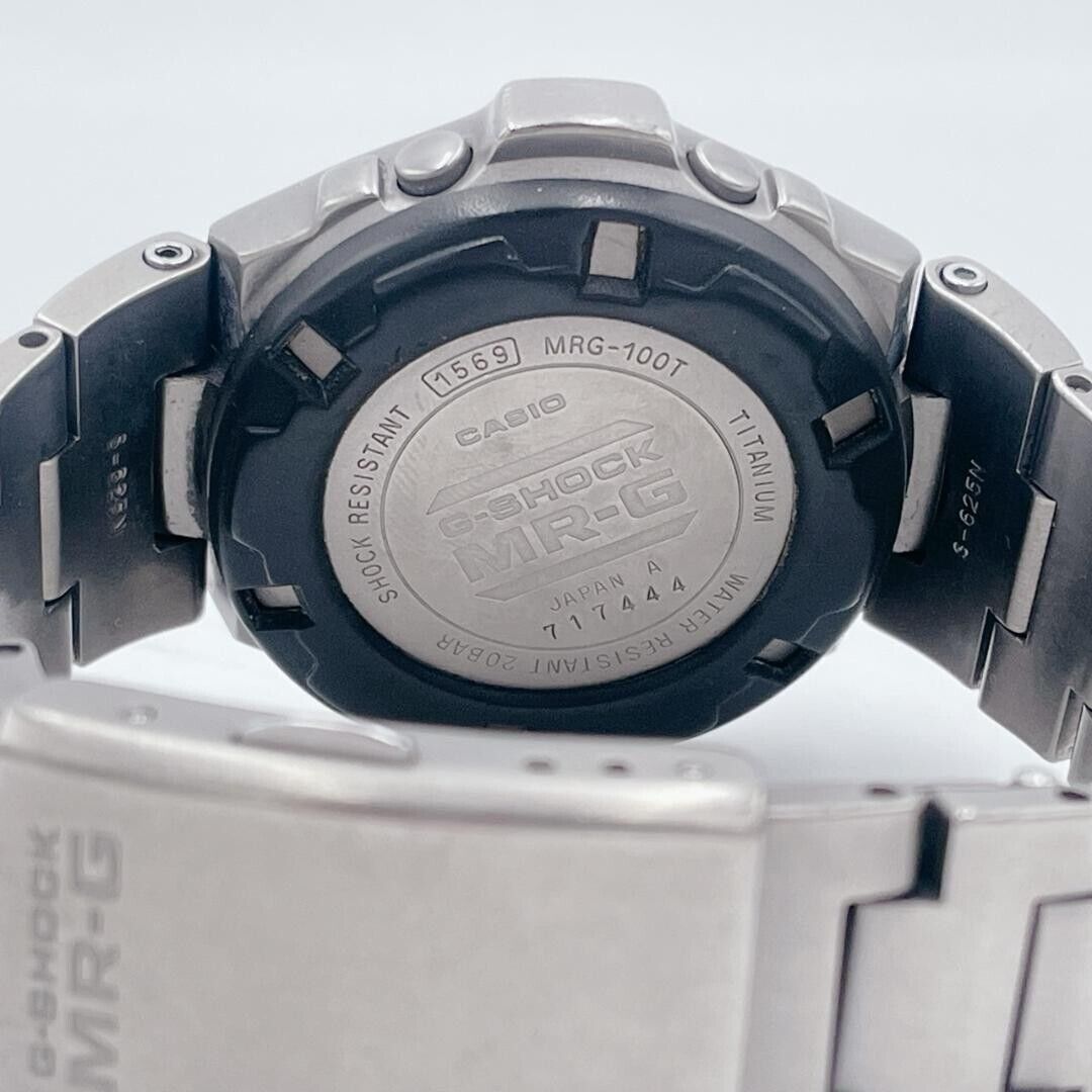 CASIO G-SHOCK MR-G MRG-100t Quartz Silver Tone Digital Men's CASIO G-SHOCK MR-G MRG-100t Quartz Silver Tone Digital Men's