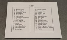 Dog Grooming Guide Cards: 30 Breeds