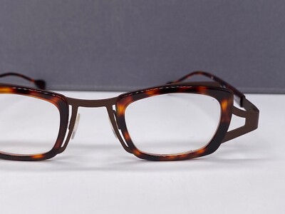 Theo Eyeglasses Frames Woman Brown Small Lens Havana Rectangular Cat Eye Mahatma