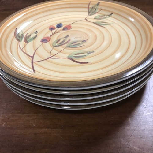 Royal Norfolk Greenbrier International Berry and Leaves Dinner Plates (5) - Picture 9 of 9