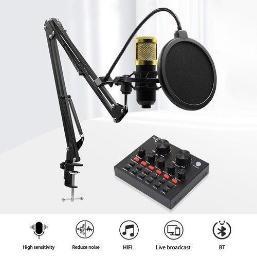 Home Studio Recording Kit Mixer Condenser Microphone Set for PC Music Podcast - Picture 4 of 20