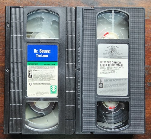 Dr. Seuss - The Lorax (Sing-Along Classics) (VHS, 1994) + Grinch - Picture 3 of 3
