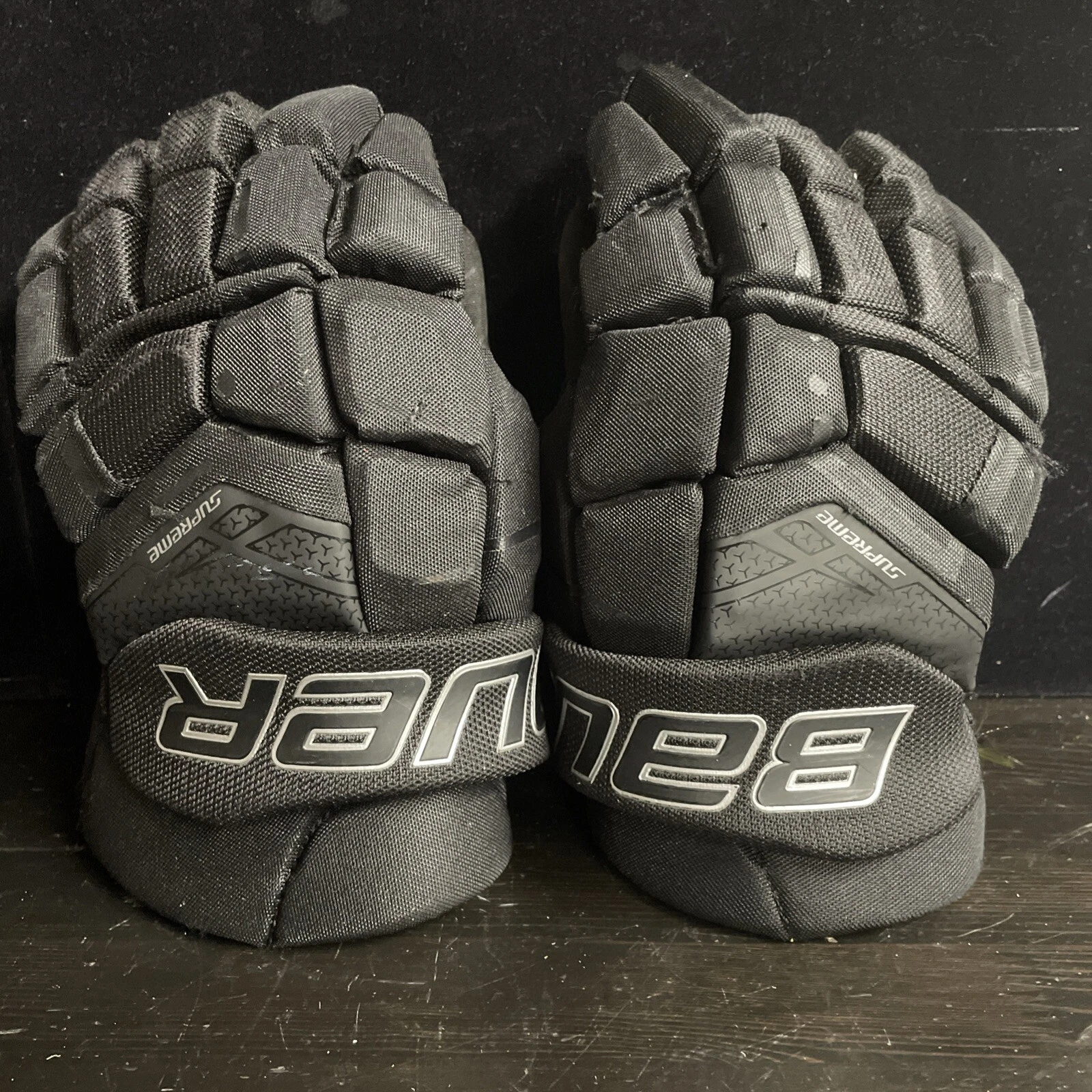 Gants de hockey noirs Bauer Supreme 3S homme taille 13