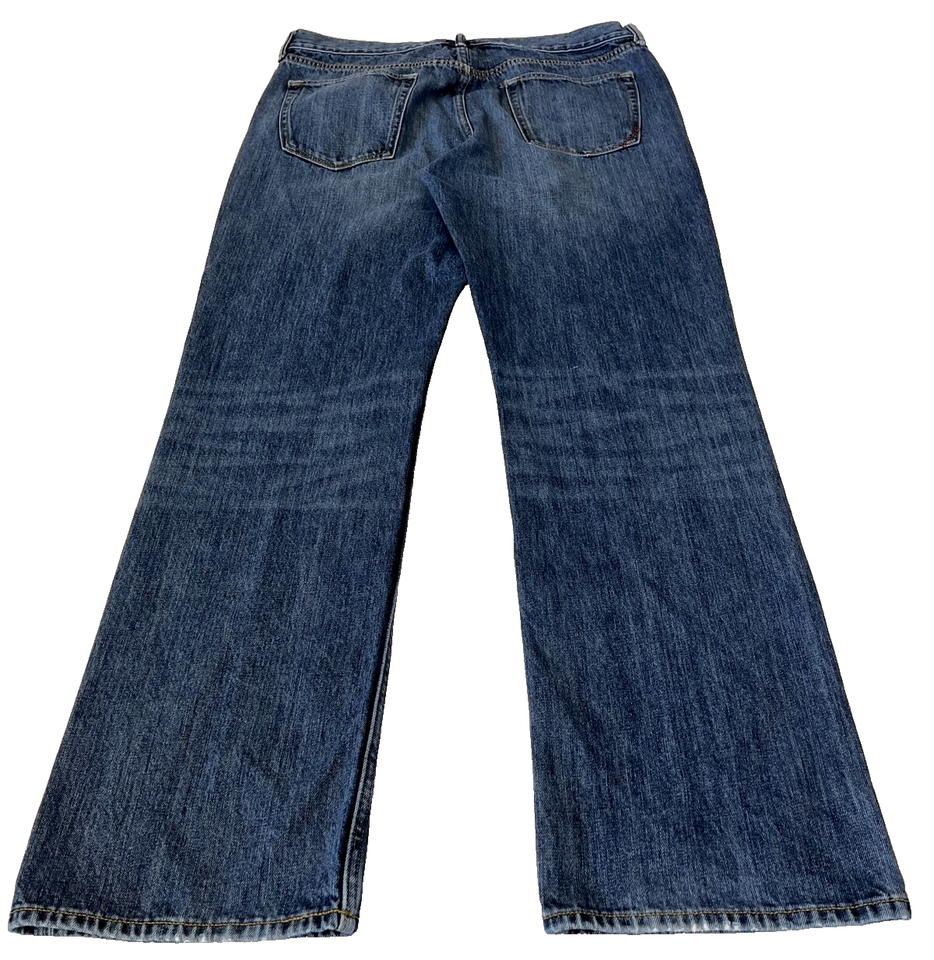 Banana Republic Men's Straight Leg Jeans 35x32 Blue Mid Rise Medium