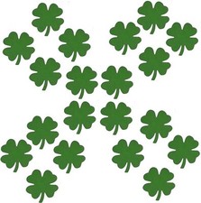 Ypser Womens 10 Pairs Heart Pasties Disposable Satin 10 Clover Green