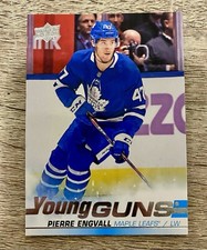 2019-20 Upper Deck Series 2 Hockey PIERRE ENGVALL #476 YOUNG GUNS ROOKIE