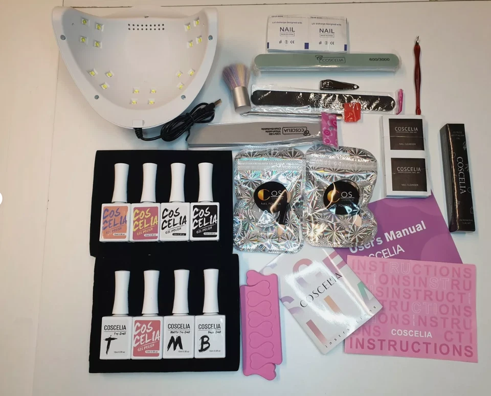 Nagellack Set Mit UV LAMPE Acryl Nagel Set Gel Nägel Starterset UV Nagellack Set - Bild 2 von 4