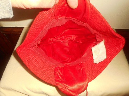 Vintage F.W. FISCHER NY Child's 100% Wool Beanie Cap RED Hat Corduroy Pattern - Picture 9 of 12