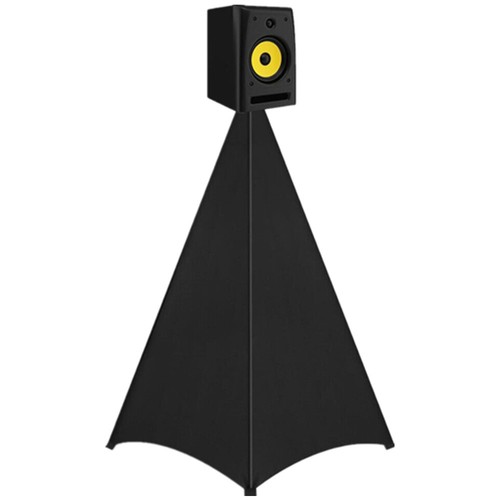 2PCS Double Sided Spandex Speaker Stand DJ Tripod Cover Resilient Stand Scrim - Picture 5 of 11