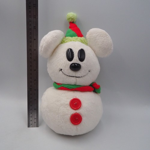 Mickey Mouse MC0107 Tokyo Disney Resort Snowman Plush 11" Stuffed Toy Doll Japan - Picture 2 of 6