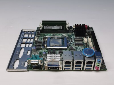 CONTEC SMB-IQ1701-LLVA Industrial motherboard w/ CPU + RAM