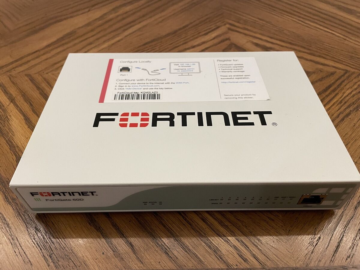 Fortinet FortiGate-60D Network Firewall | eBay Fortinet FortiGate-60D Network Firewall | eBay