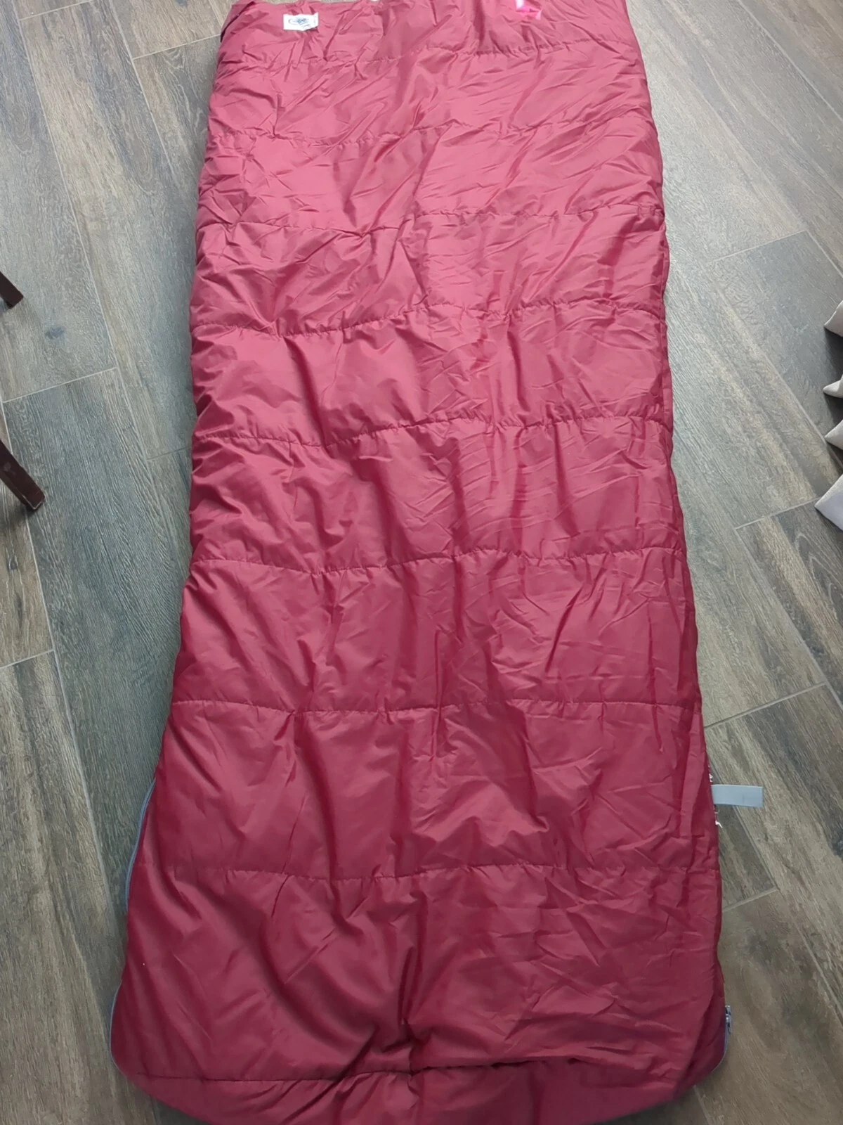 Caribou Mountaineering Synthetic Fill Sleeping Bag Maroon