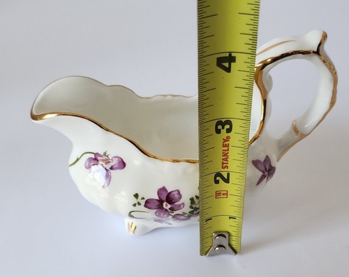 Hammersley Victorian Violets Mini Creamer - Excellent! England Fine Bone China - Picture 10 of 10