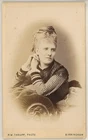 Opera singer Josephine Sherrington. Signed and dedicated 1874.